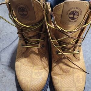 Timberland Men's Embossed Yellow Boots